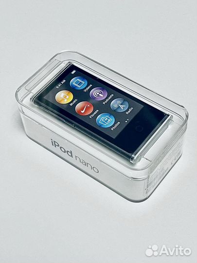 Плеер iPod nano 7, 16 GB, Space Gray.Новый