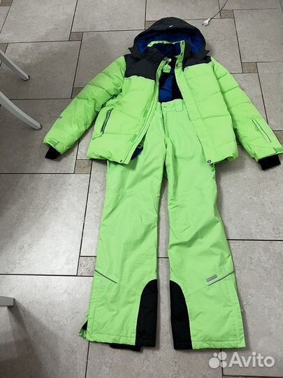 Лыжный костюмище, шлем и очки