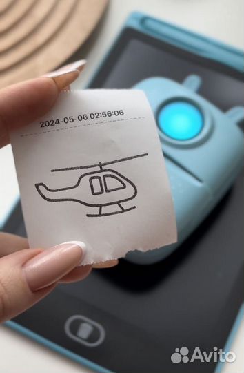 Мини Принтер в комплекте планшет для рисования