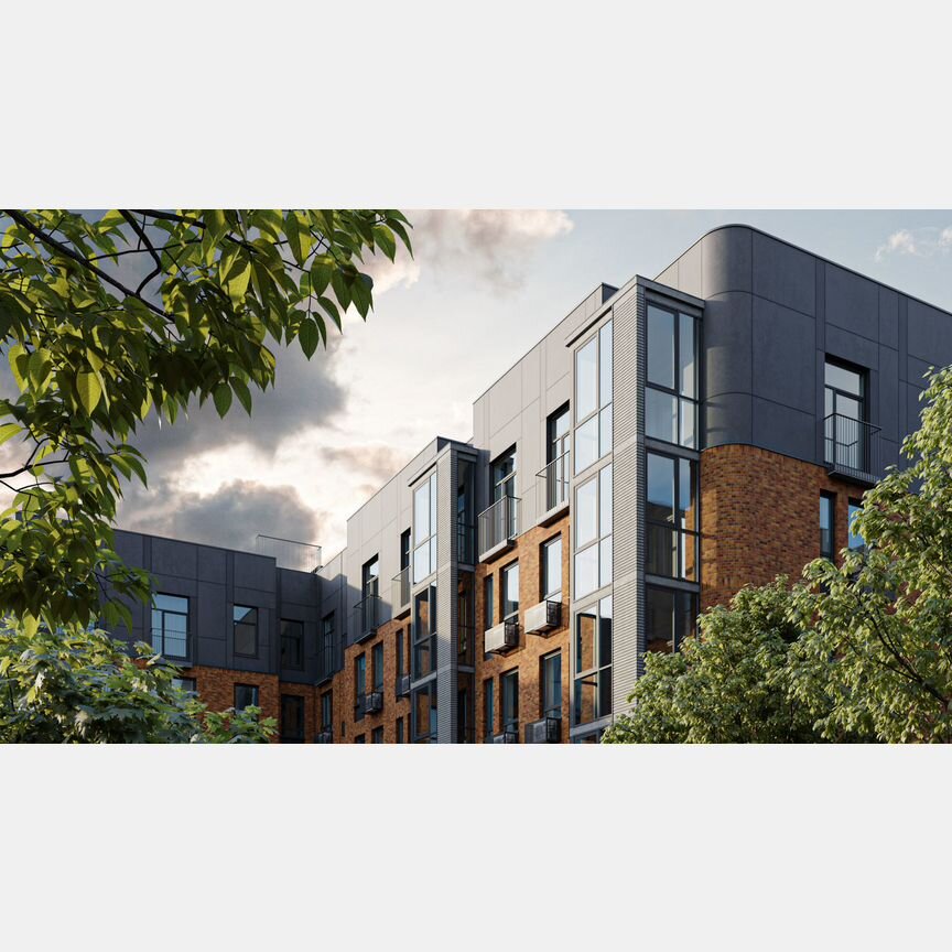 2-к. квартира, 71,6 м², 3/6 эт.