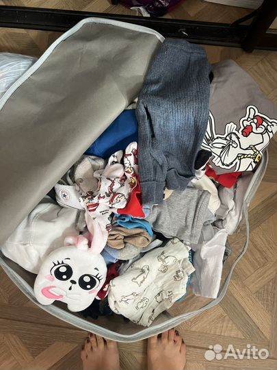 Большой пакет одежды от 6 мес 68 р Zara, benetton