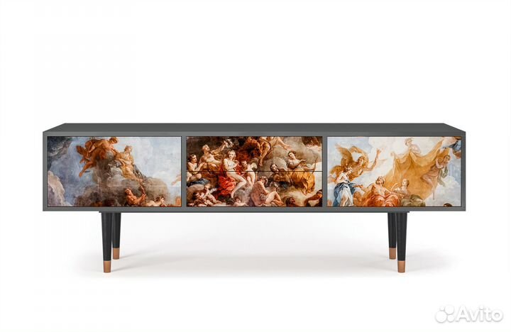 Тв-тумба T4 - Антрацит - Versailles