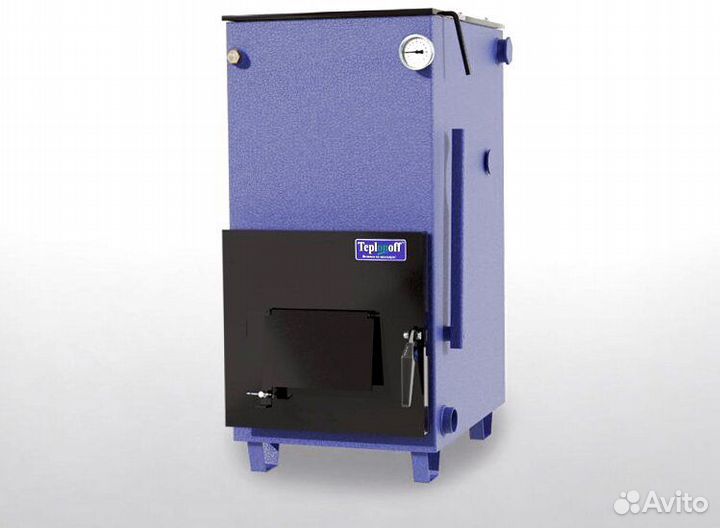 Котел твердотопливный с автоматическим поддувом
