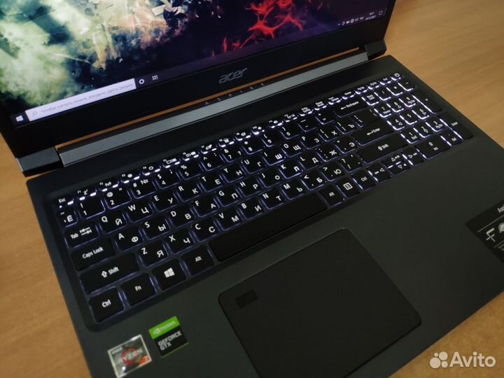 Игровой ноутбук Acer / Ryzen 7 / как новый / 16gb