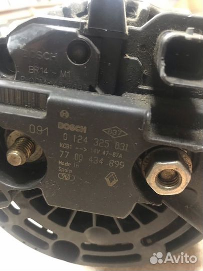 Генератор Renault Scenic 2002 0124325031