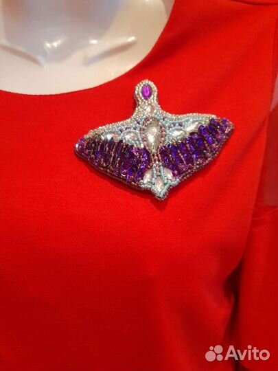 Броши из бисера