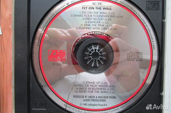 CD AC DC FLY ON THE wall