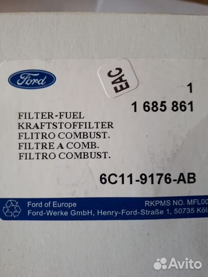 Фильтр топливный Форд Транзит 2007-2014