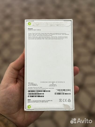 iPhone 15, 128 ГБ