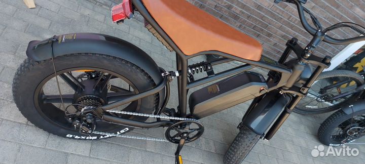 Электровелосипед фэтбайк 20 дюймов 1000W Café Race