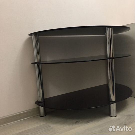 Стеклянная тумба (подставка для телевизора)