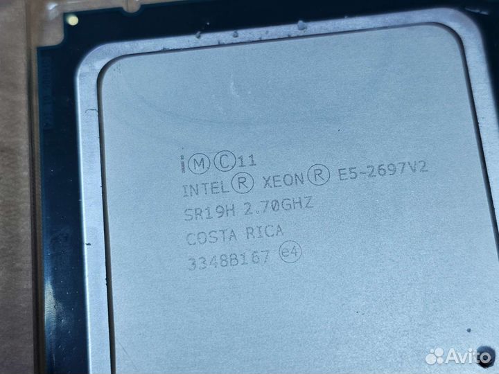 Процессор Xeon E5-2697 v2 12/24 ядер LGA2011 X79