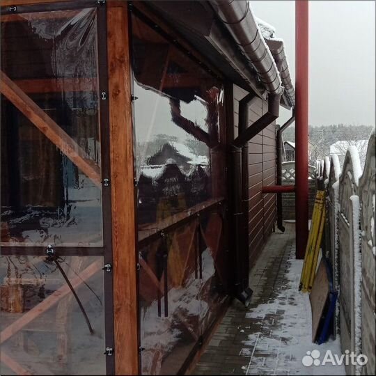 Гибкие окна на веранду