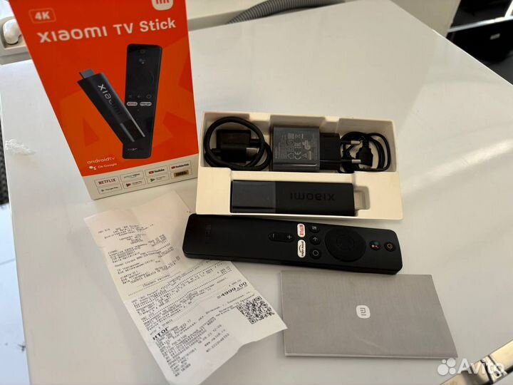 Смарт приставка Xiaomi TV stick 4k