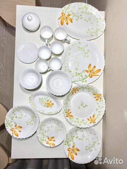 Столово чайный сервиз Luminarc Франция 39 предм