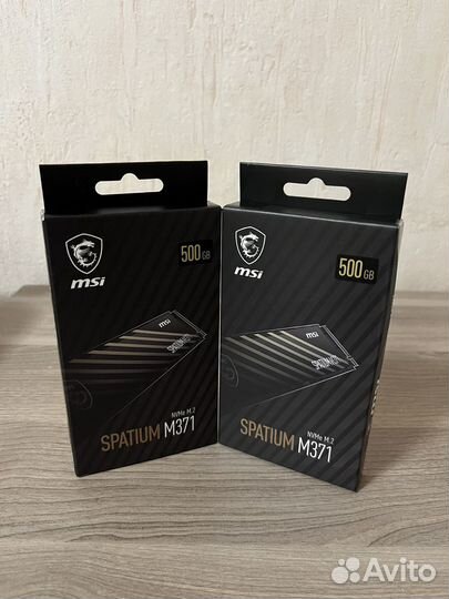 SSD накопитель MSI spatium M371 M.2 500 гб
