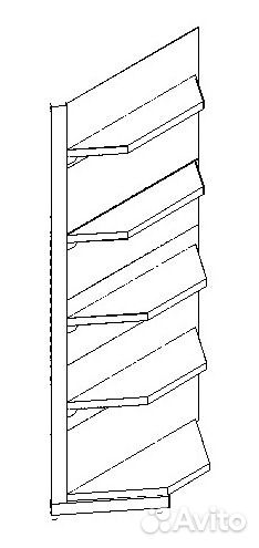 Стеллажи металлические Нордика