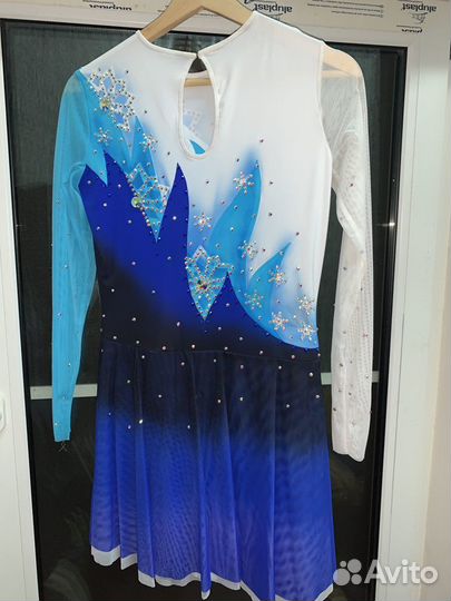 Платье для фигурного катания, рост 160-164см