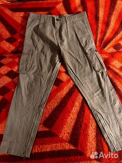 Штаны карго хаки