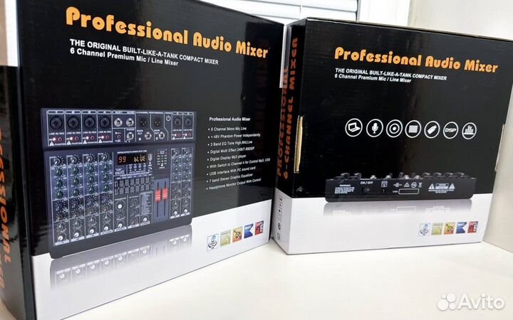 Микшер 6 канальный (DSP)