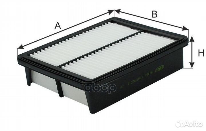 Фильтр воздушный goodwill AG 861 AG 861 Goodwill