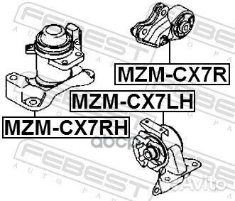 Подушка двигателя перед лев mzmcx7LH Febest