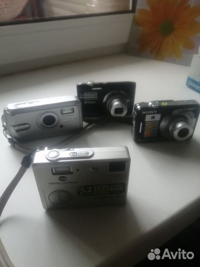 Фотоаппараты Sony, Nikon, Pentax, Konica