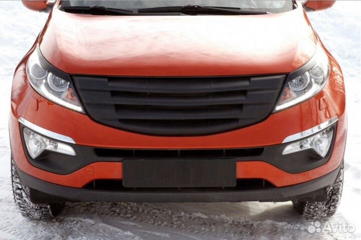 Решетка радиатора с сеткой Киа Спортейдж 2010-16