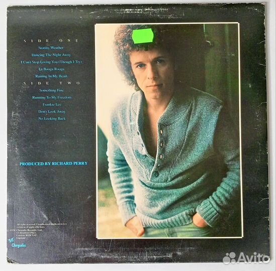 LP Leo Sayer – Leo Sayer / Chrysalis - Sweden 1978