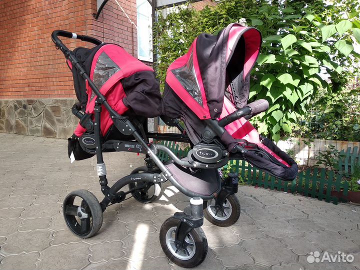 Коляска для двойни 2 В 1 babyactive twinny