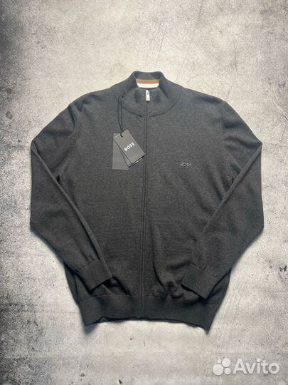 Кардиган Boss серый