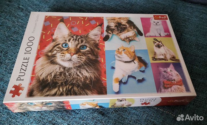 Новые пазлы Trefl 1000 элементов в упаковке