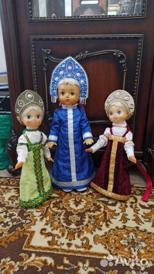 Кукла СССР паричковая