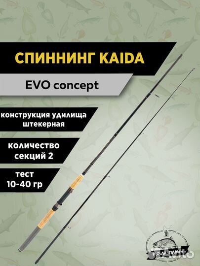 Спиннинг штекерный EVO concept
