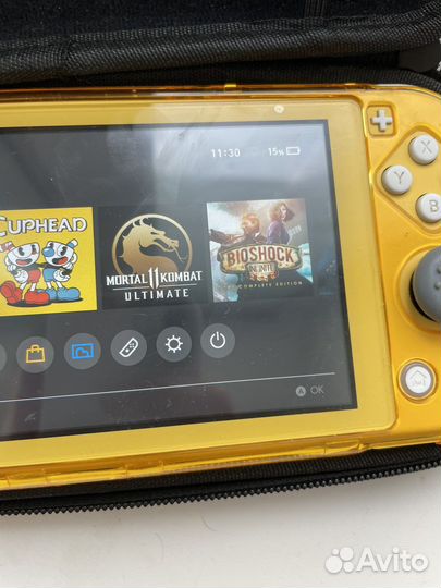 Nintendo switch lite с играми