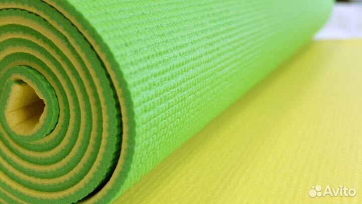 Коврик для фитнеса Original FitTool 6 мм двухслойн