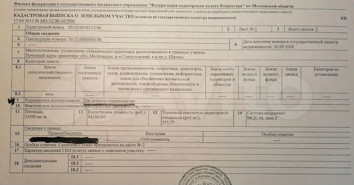 Участок 2,45 га (СНТ, ДНП)