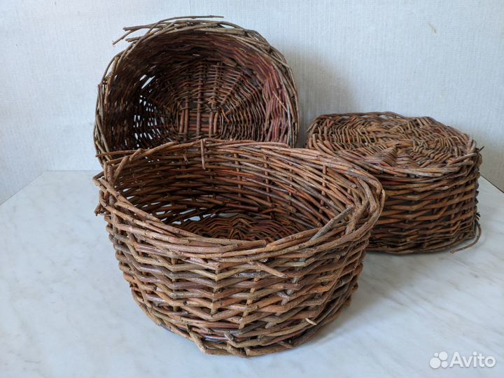 Корзина, лукошко, кашпо подвесное, напольное СССР