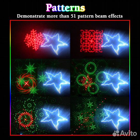 Светомузыка Супер-лазерное 4 -х глазый,Erfor Ai