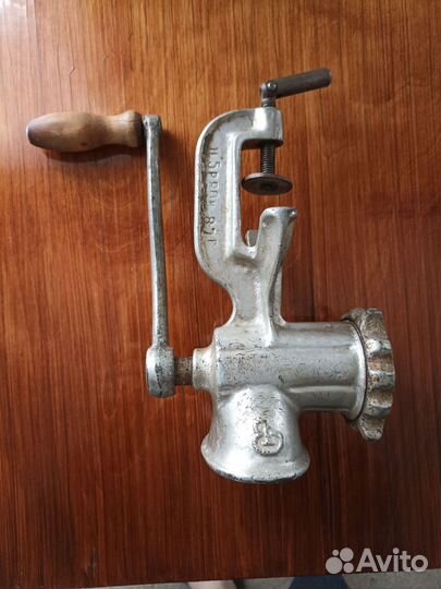 Мясорубка ручная СССР чугунная