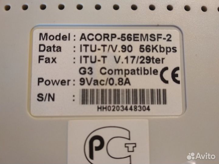 Модем Acorp-56emsf-2