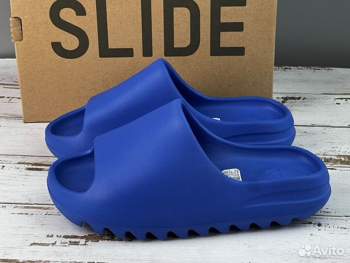 Тапки adidas yeezy slide Azure
