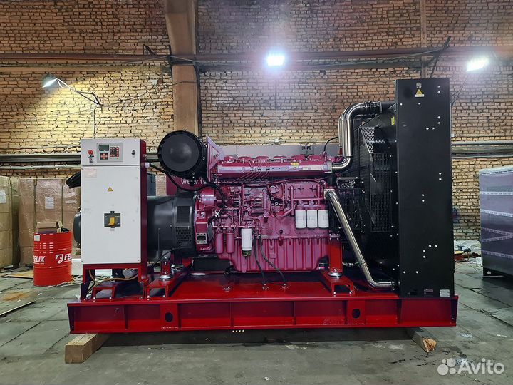 Дизельный генератор 500 кВт новый в белом