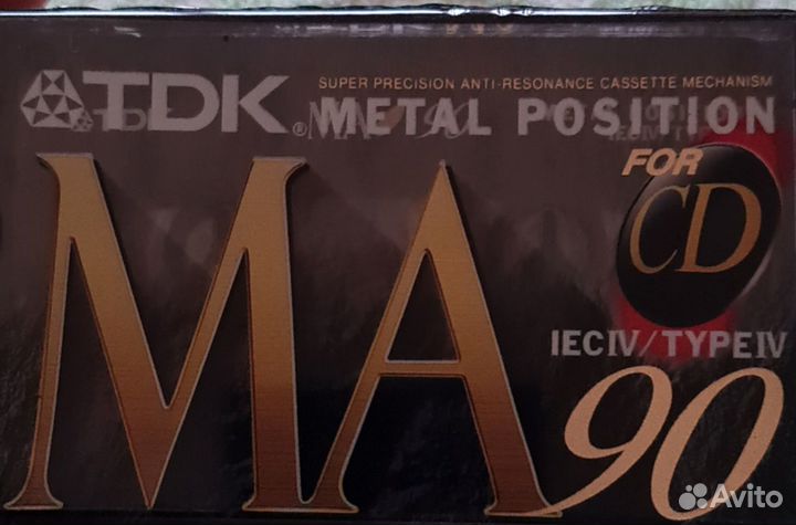 Аудиокассета TDK MA90
