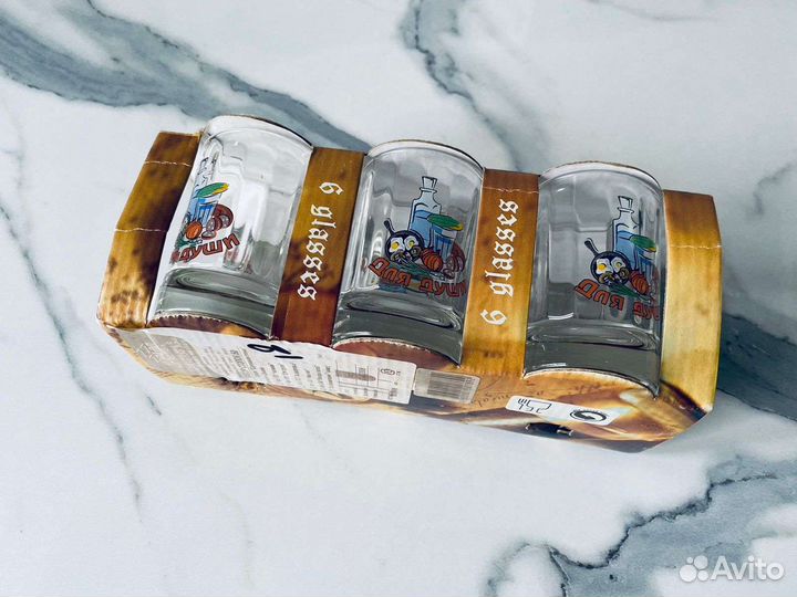 Набор барных рюмок новый