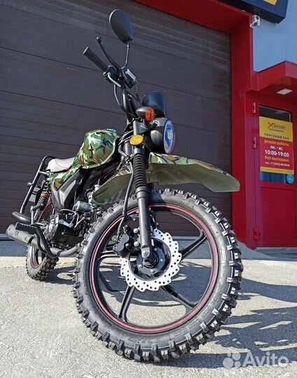 Мопед promax alpha offroad 130 LUX (LED)