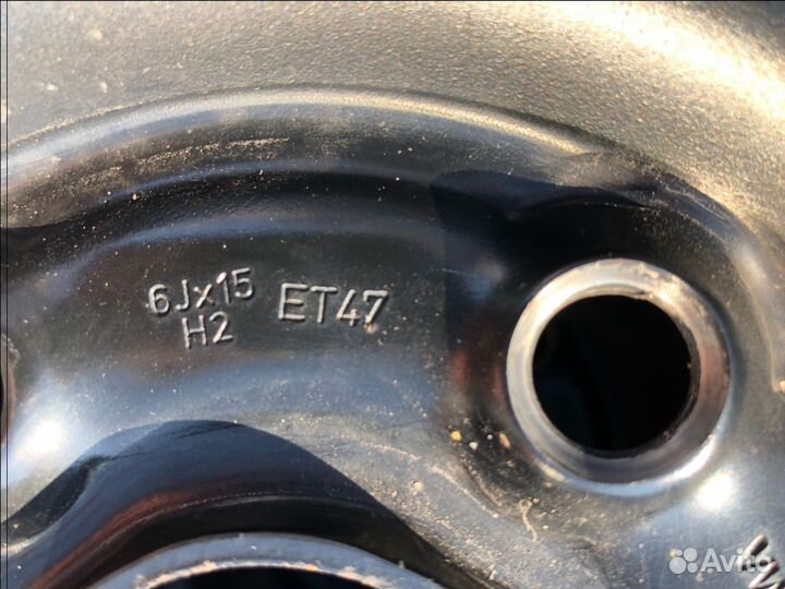 Комплект штампованных дисков R15