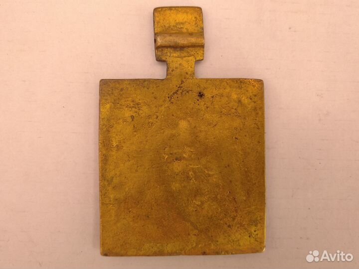 Меднолитая Икона Навершие Позолота Седмица Деисус