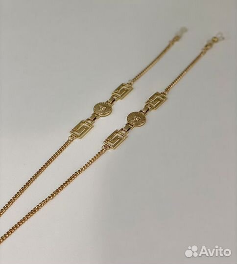 Цепочка для очков Versace золотого цвета