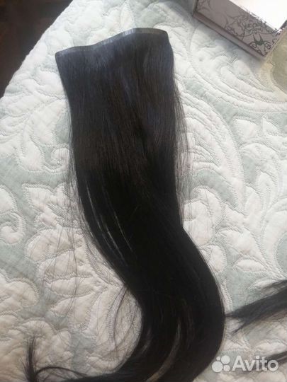 Волосы натуральные на заколках